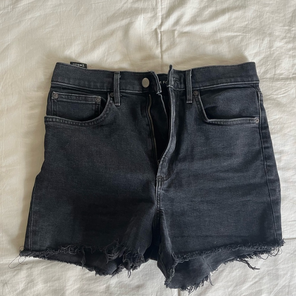 Denim Forum Black The Arlo Jean Shorts
